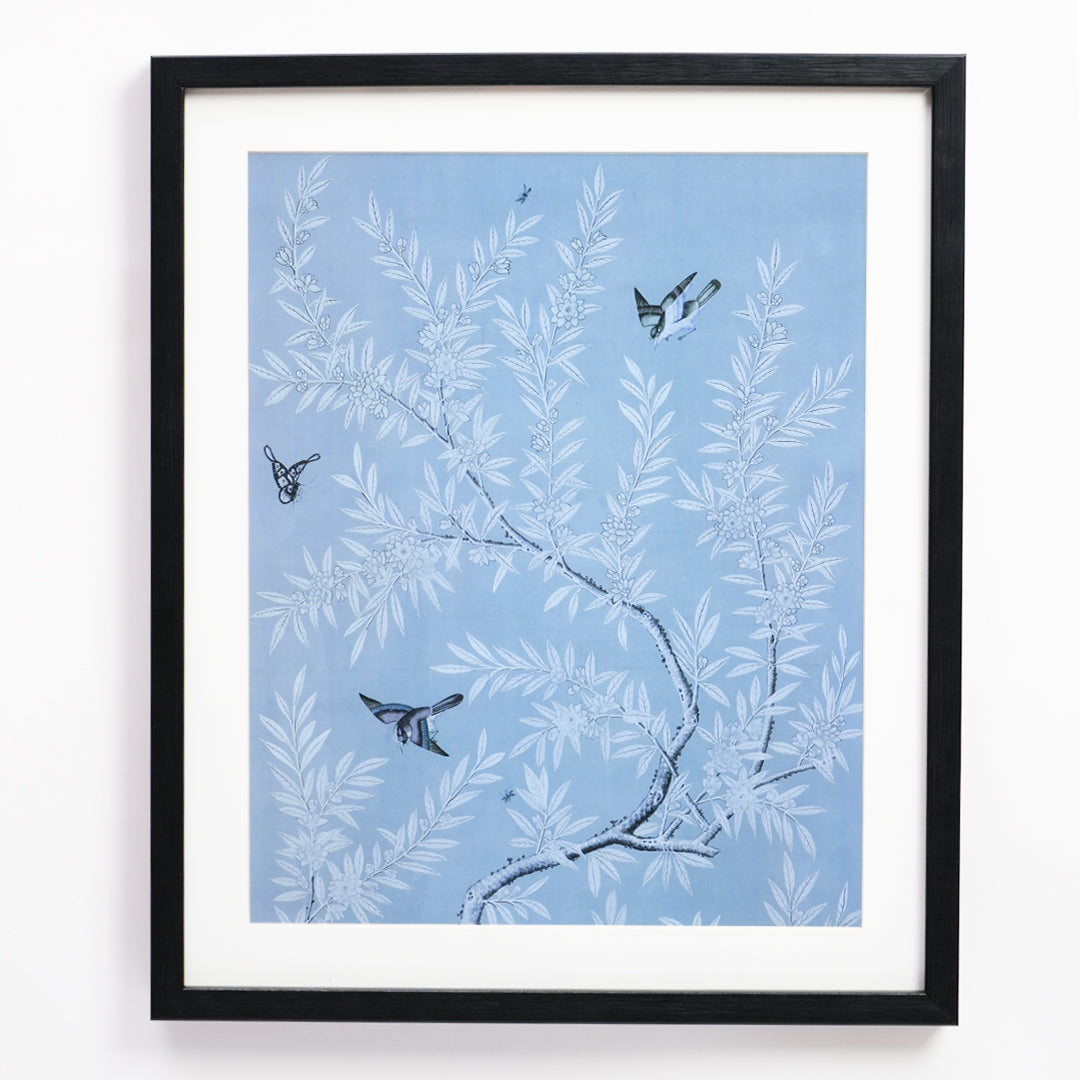Blue & White Chinoiserie Art Frame