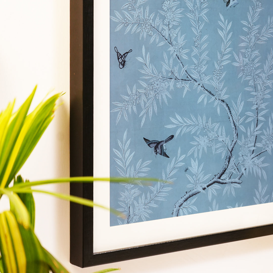 Blue & White Chinoiserie Art Frame