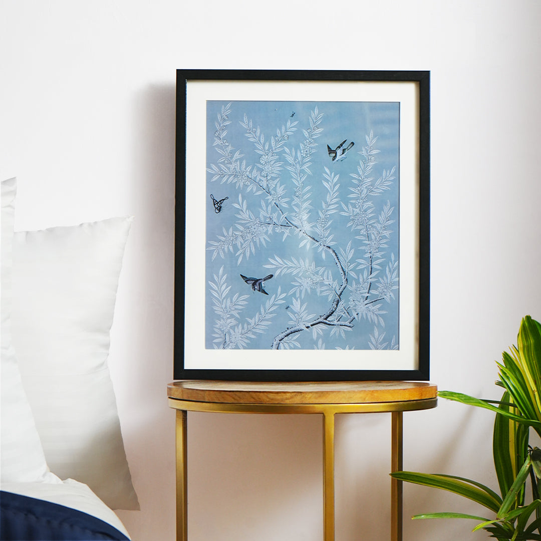 Blue & White Chinoiserie Art Frame