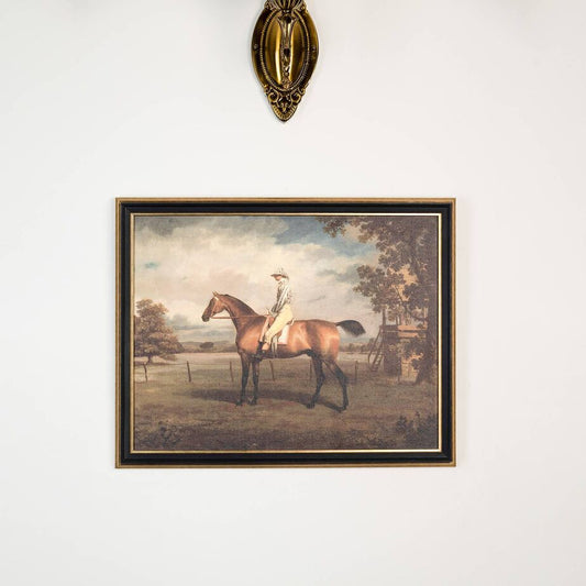 Birdy Wall Art Vintage Portrait of a Racehorse