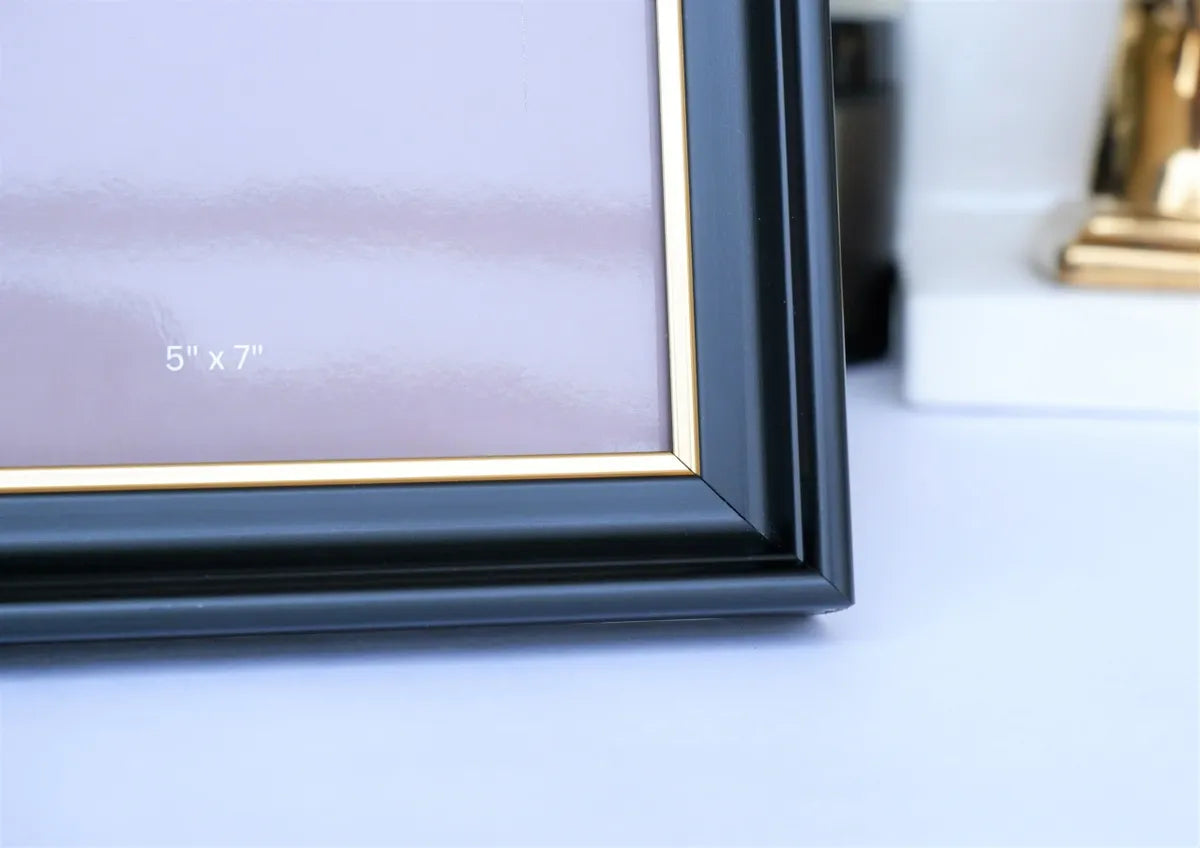 Arthur Black & Gold Picture Frame