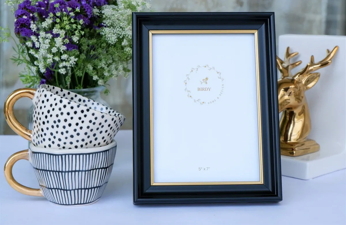 Arthur Black & Gold Picture Frame