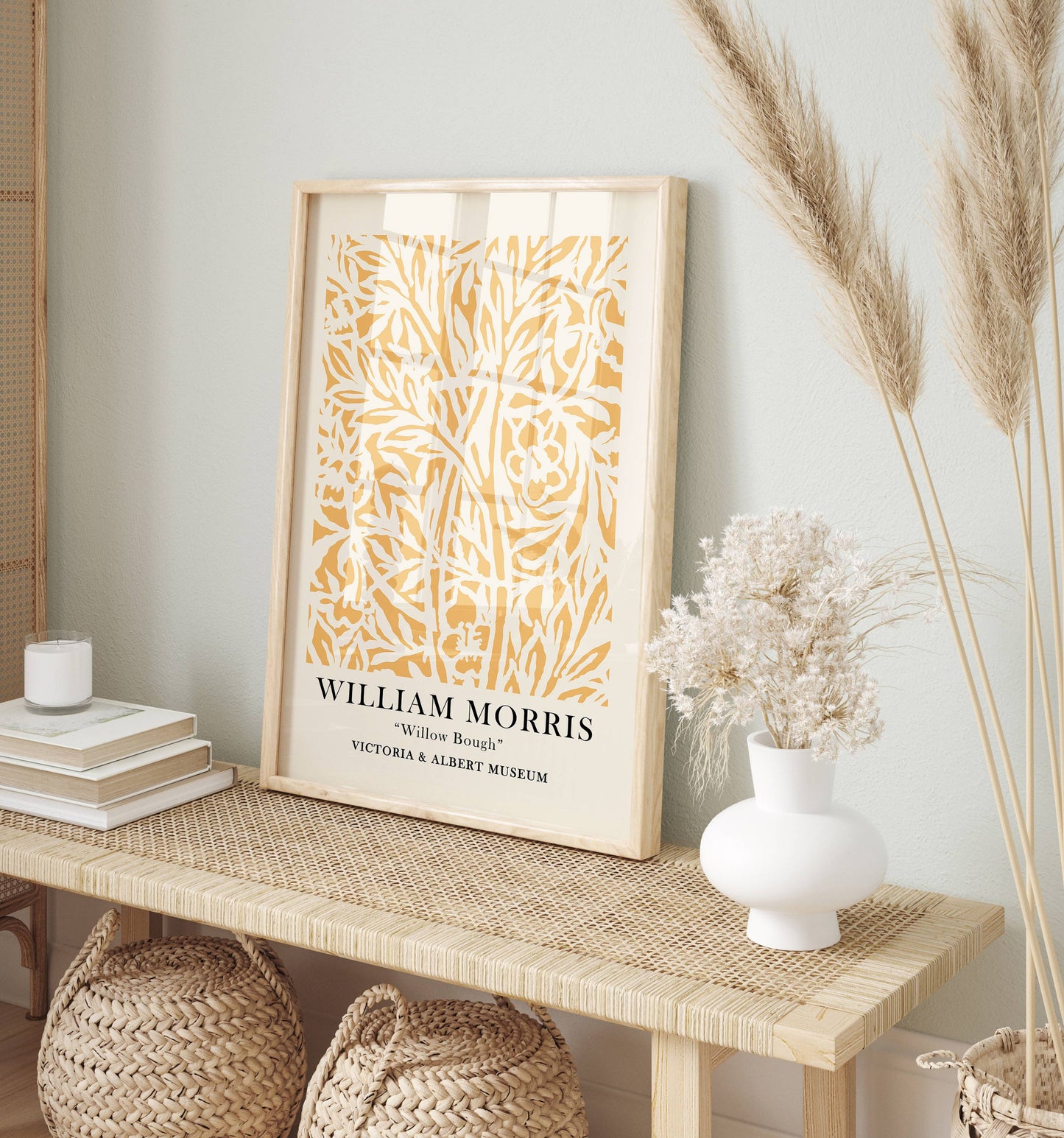 Orange & Yellow Gallery Wall Museum Set of 6