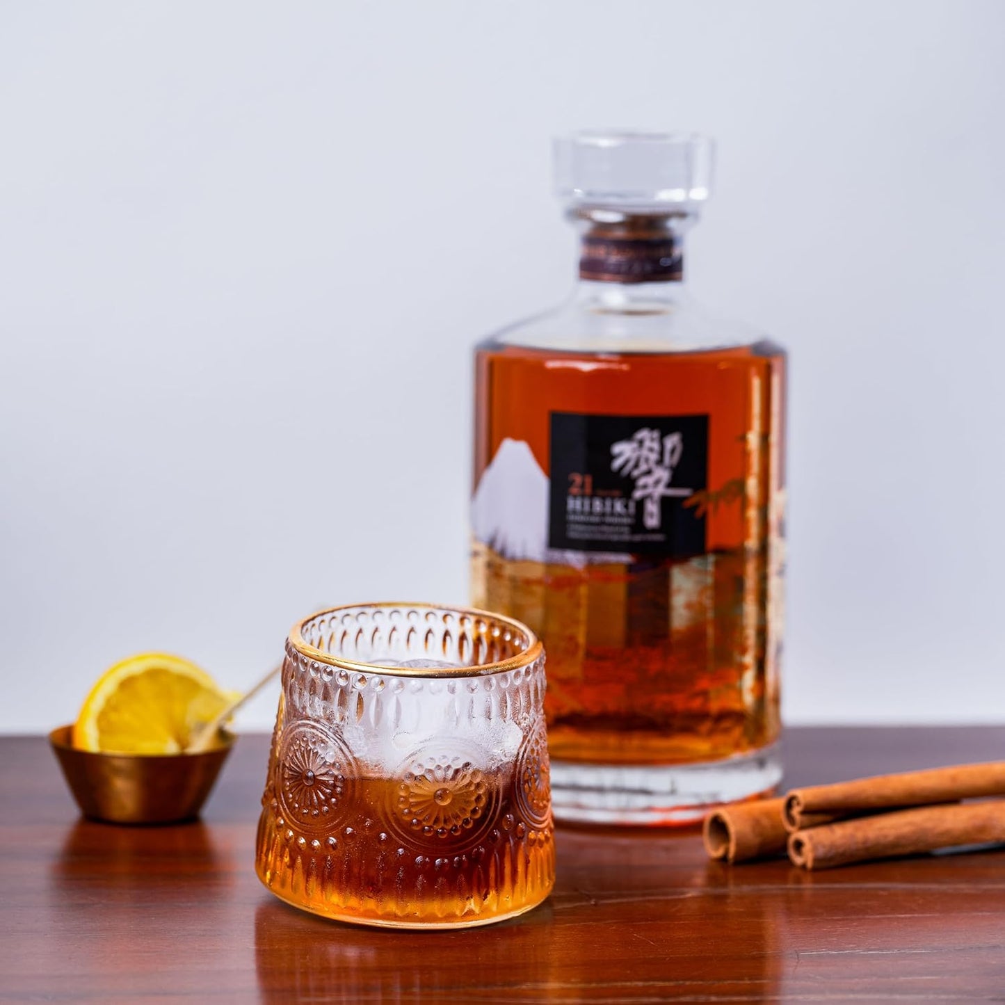 Crystal Rotating Whiskey Glasses