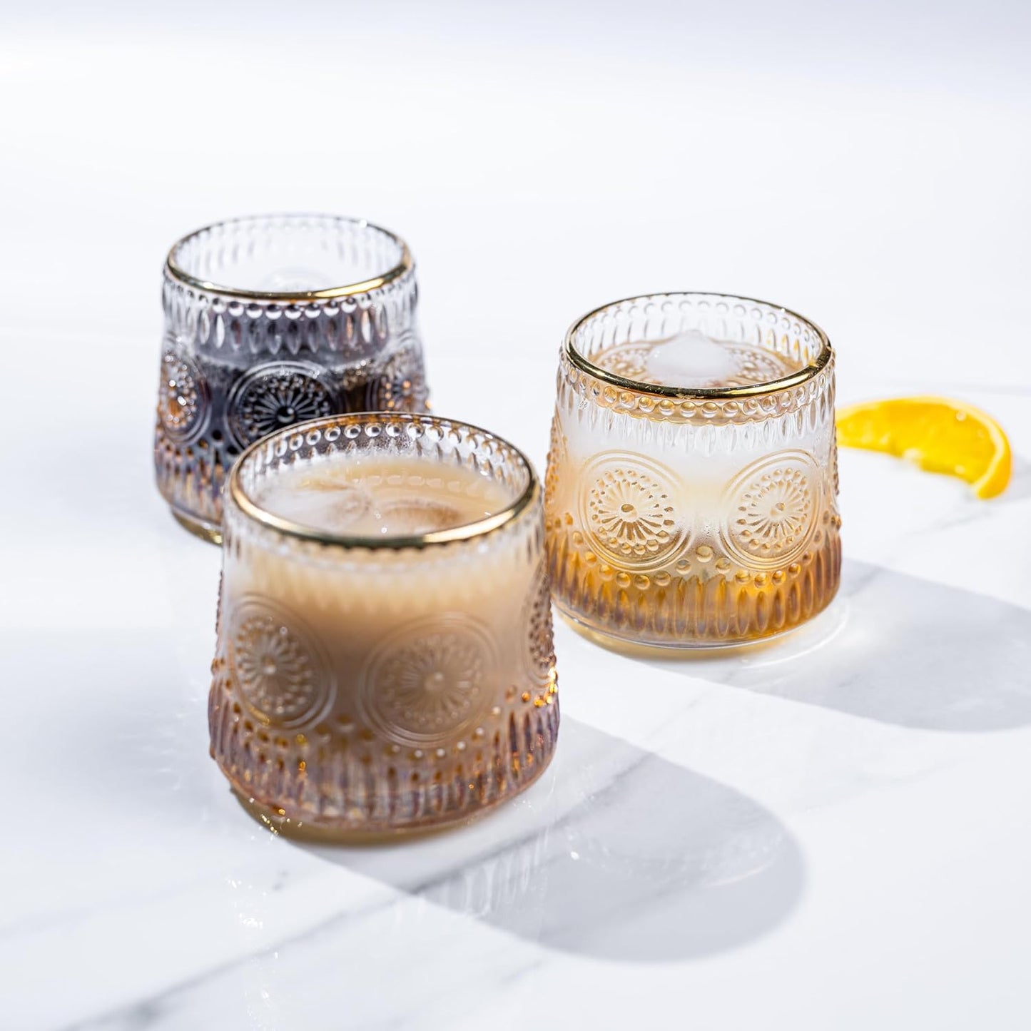 Crystal Rotating Whiskey Glasses